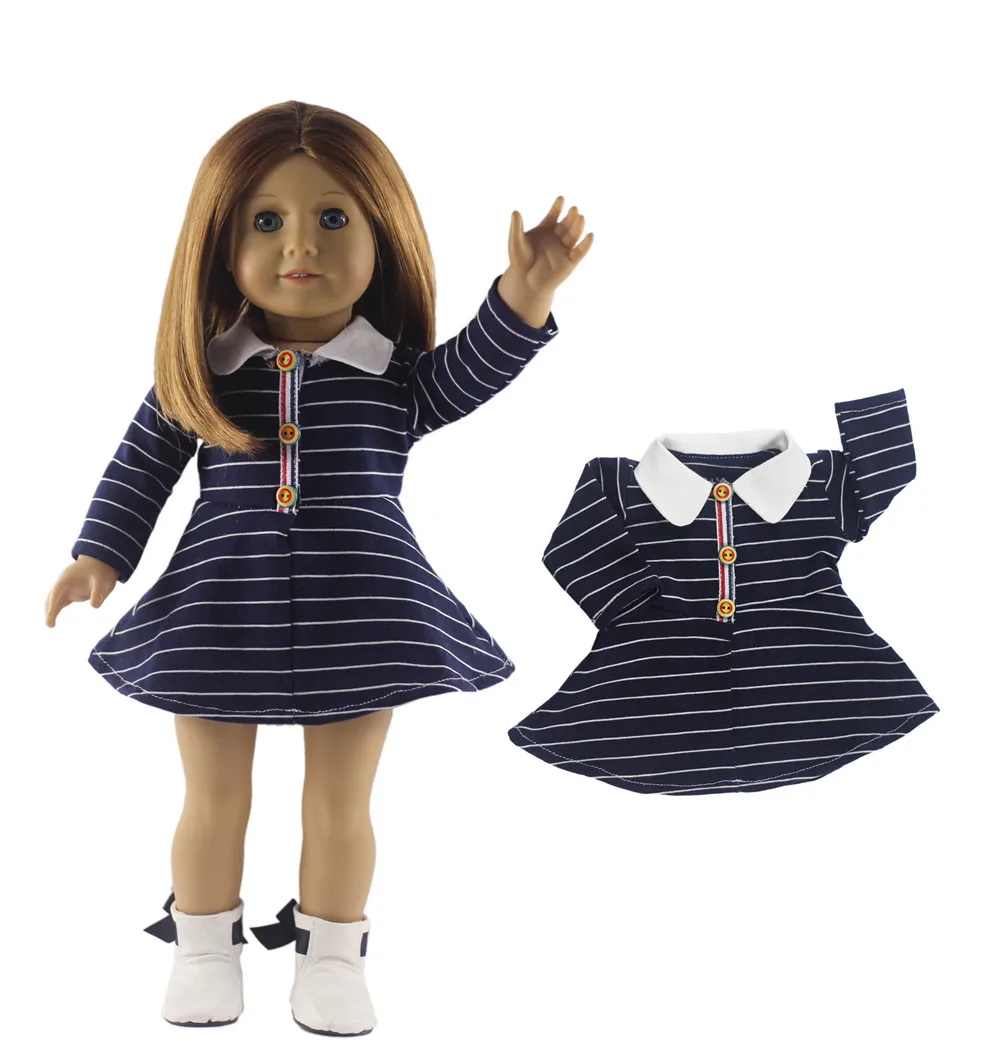 Кукольная одежда модное платье принцессы для 1" американская кукла повседневная одежда