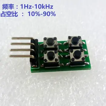 

10kHz frequency adjustable duty cycle square wave signal generator module pulse function board instead of NE555 10pieces