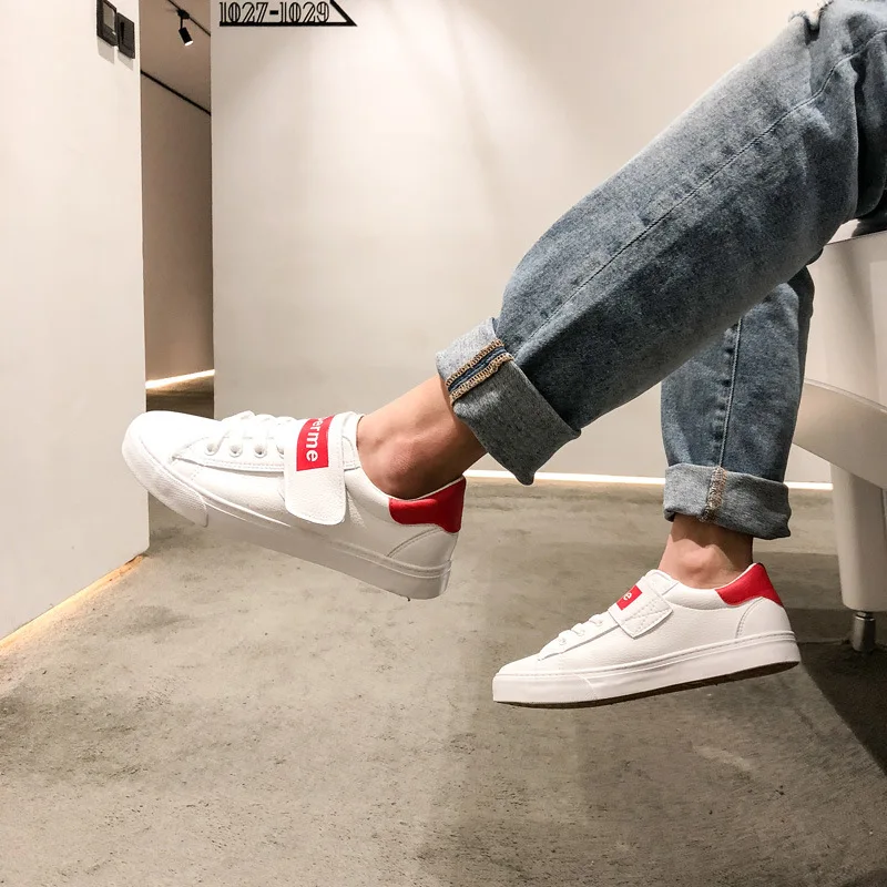 JINBEILEE New Art Leisure White Shoes Trend Men's Sports Skateboarding Shoes New Mens Sneakers Flat Anti-Slippery Breathable JINBEILEE New Art Leisure White Shoes Trend Men's Sports Skateboarding Shoes New Mens Sneakers Flat Anti-Slippery Breathable