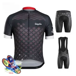 Мужская одежда 2019 Ropa Ciclismo Hombre летняя одежда с коротким рукавом для велоспорта дышащая велосипедная Джерси Набор триатлон, Велоспорт