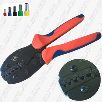 LY-10WF Ratchet hand crimping tool for wire-end sleeves and cable ferrules 1-10mm2 1