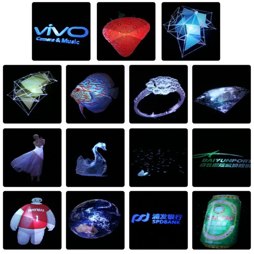 3D Hologram Projector Lamp Advertising Display Led Fan Holographic Imaging Naked Eye Advertisement Player Machine US/EU/UK Plug 3D Hologram Projector Lamp Advertising Display Led Fan Holographic Imaging Naked Eye Advertisement Player Machine US/EU/UK Plug