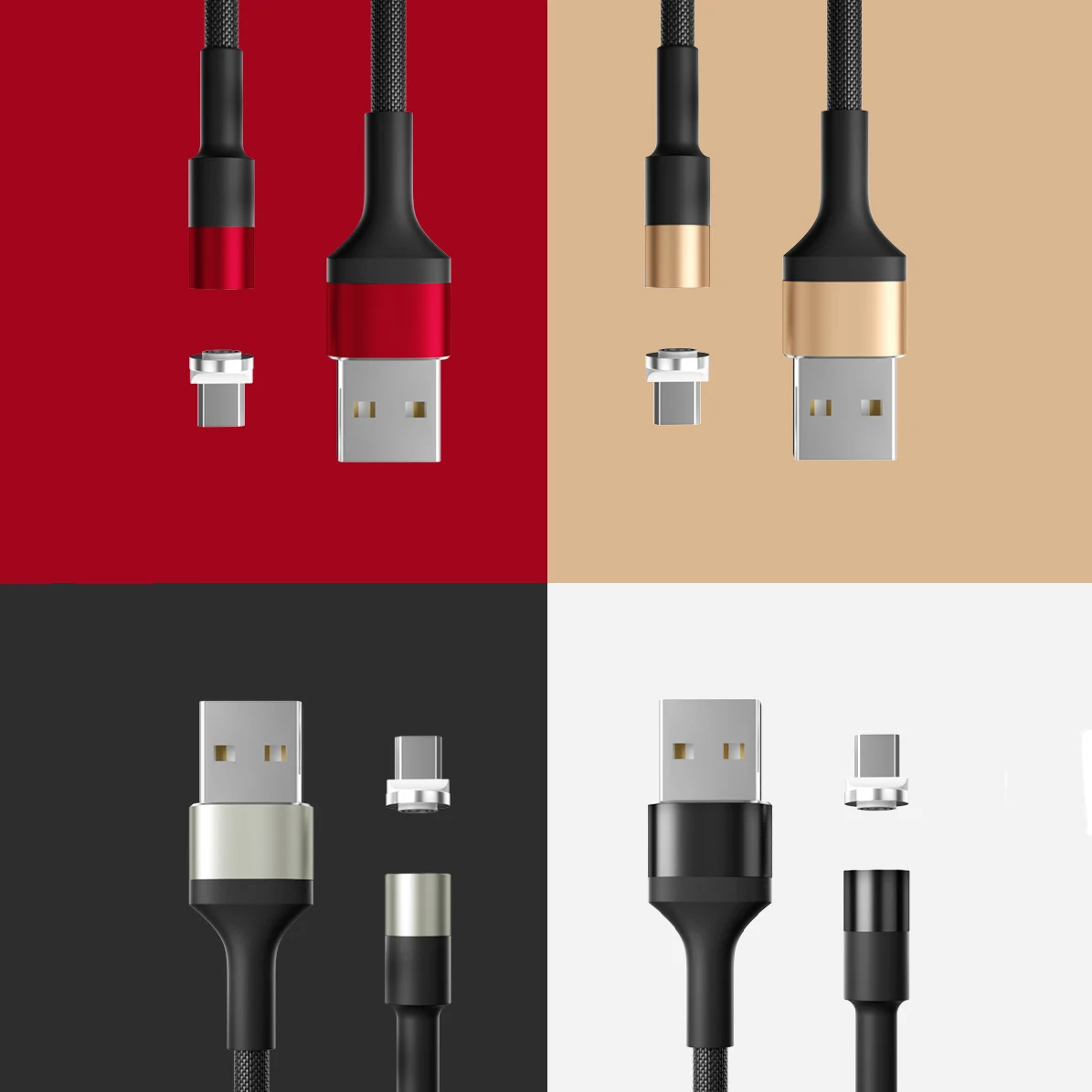 QC 3,0 кабель USB для быстрой зарядки 3A Магнитный кабель type C Micro USB кабель для быстрой зарядки для iPhone Xiaomi huawei Phone 1,2 M