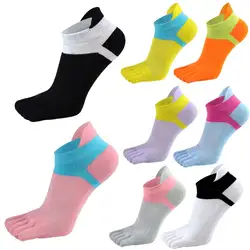 Женские носки с пальцами, носки с низким вырезом, носки хлопчатобумажные, дышащие носки с пятью пальцами