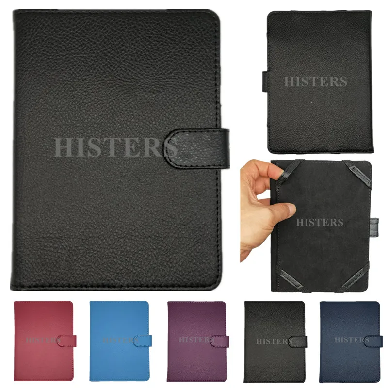 

HISTERS PU Leather 6 inch eBook Cover For DEXP P1 Mirage/L1 Moon/S1 Symbol Protective Magnetic Case eReader Funda Capa