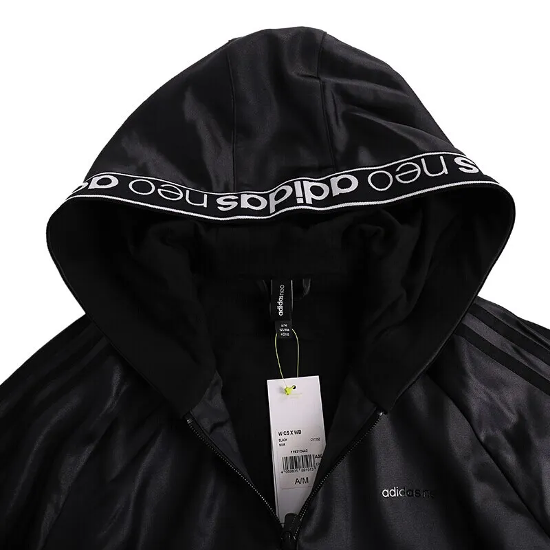 Новинка оригинальная спортивная куртка с капюшоном для женщин Adidas Neo Label W CS X