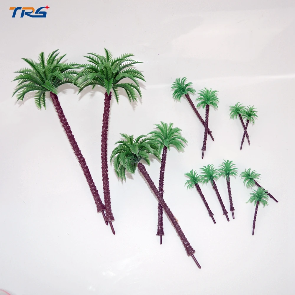 

2017 3CM-18.5CM Coconut Palm Trees Railroad Layout Garden Landscape Scenery Miniatures Architectural Model Toys