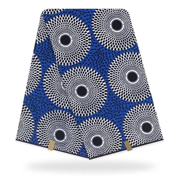 

Excellent design wax fabric wax print fabrics African real wax ankara print material (6yards/lot) SWV517