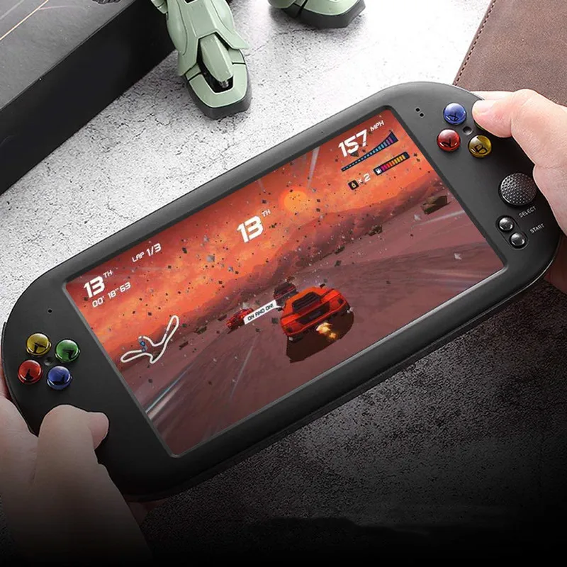 

X16 Video Game Console 7 inch Handheld Game Console Portable MP4 Player Video Camera Gamepad for FC/GB/ GBC/GBA/CPS 10000 Games