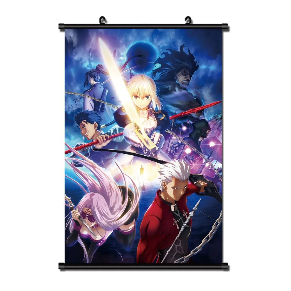 Japanese Anime Fate Stay Night Home Decor Wall Scroll Poster Dropshipping Wholesalers cartoon