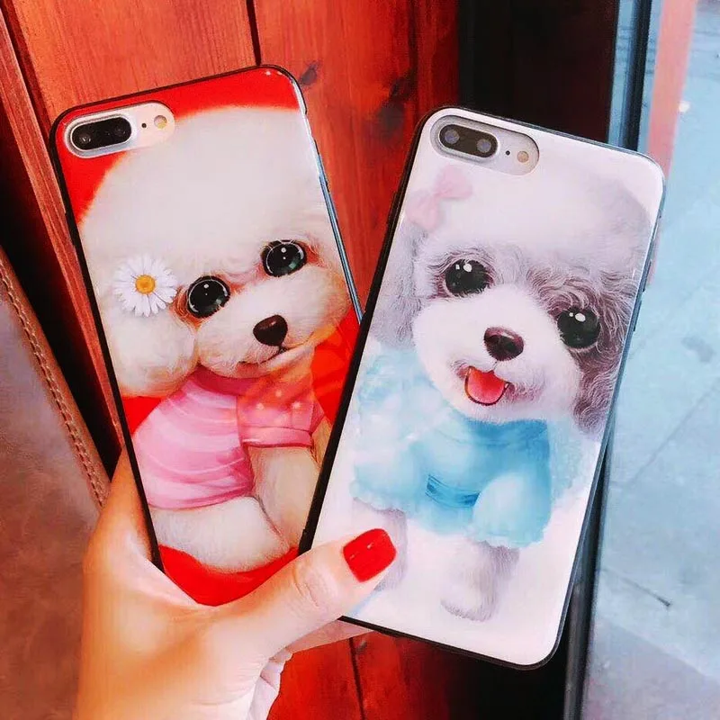 TPFIX IMD Hard PC Cases For VIVO NEX Poodle Pet Dog Phone Case vivo V9 V7 Plus V5 X21 X20 Y85 Y79 Y75 Y71 X9 Cover Capa |