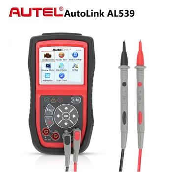

AUTEL AutoLink AL539 Auto OBD2 Code Reader Professional Car Diagnostic Tool Scanner Car ECU Tester Multi Language for OBDII Cars