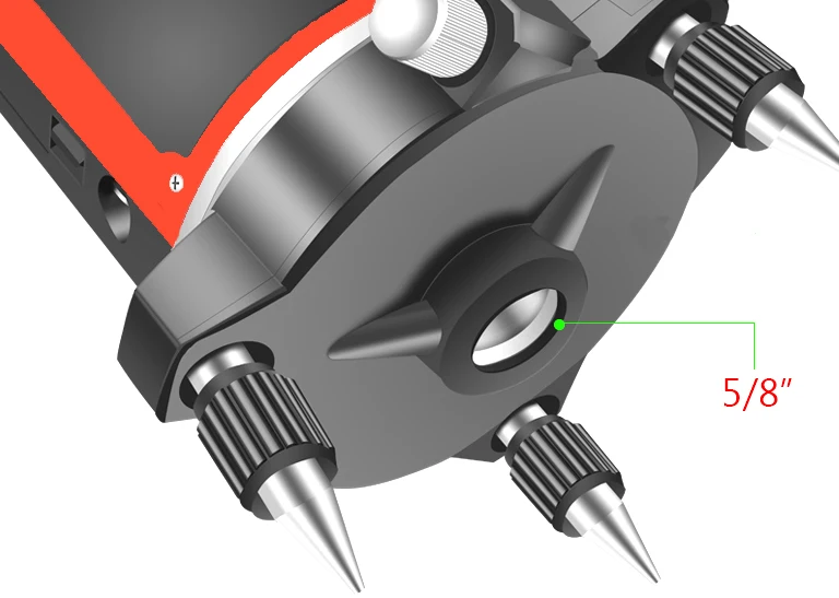 Зеленый/красный 5 линий 6 точек самонивелирующийся 360 Поворотный перекрестный лазерный уровень наклон slash открытый режим доступен