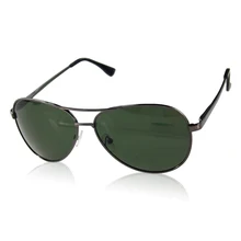 Frog Mirror Fashion Brand Designer Sunglasses Men Women Metal Frame Unisex Polarized Sun Glasses Oculos