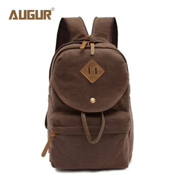 

AUGUR MEN's Vintage Canvas Backpack Women Shoulder Bag High Quality School Bags For Teenagers Laptop Backpack