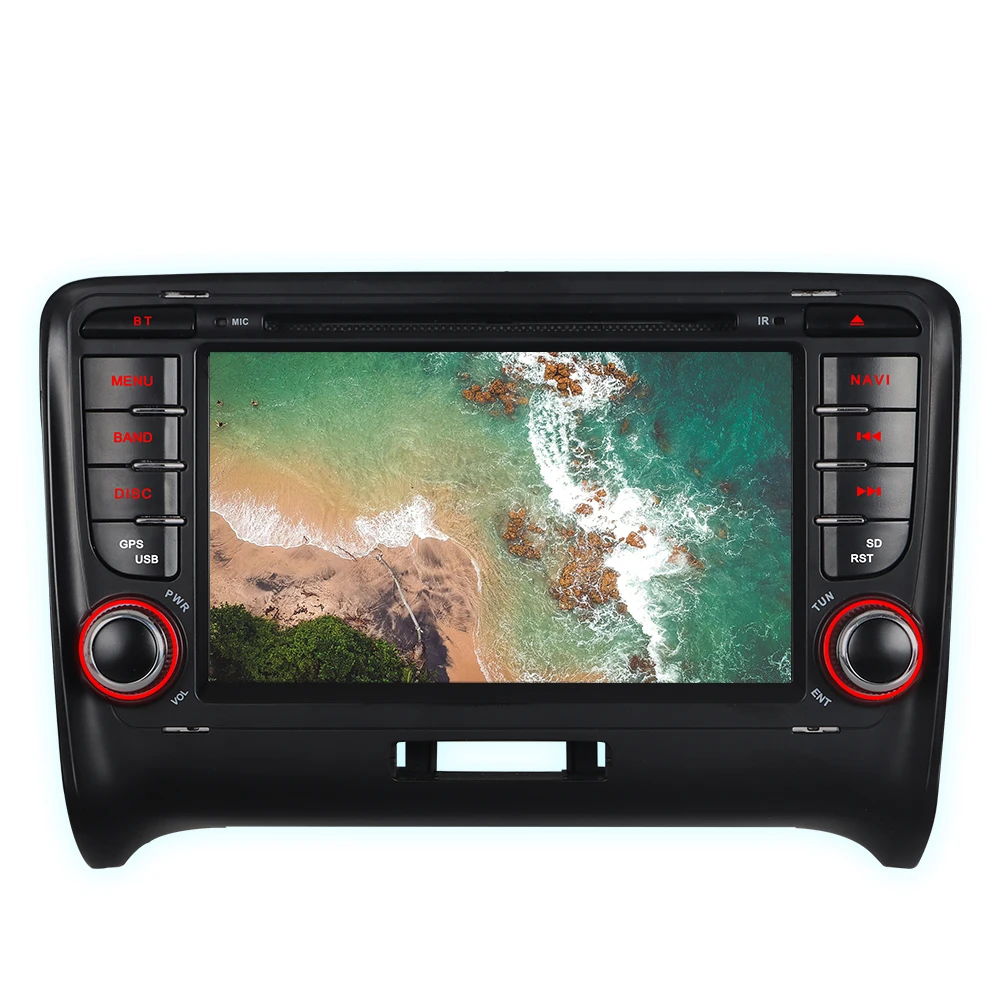 A Sure 7 дюймов 2 Din Android 8 1 радио автомобильный стерео dvd плеер gps Sat Nav для Audi TT MK2 A7