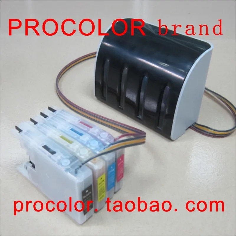 PROCOLOR CISS для BROTHER LC71BK C M Y/LC75BK Y|brother ciss|ciss brotherbrother mfc-j430w |