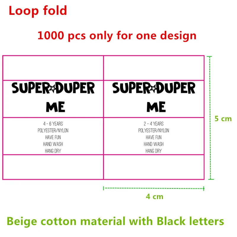 1000 шт на заказ петля СГИБ натуральный хлопок стиральная этикетка лента ткань печать уход этикетка хлопок/лен/вискозная траурная повязка