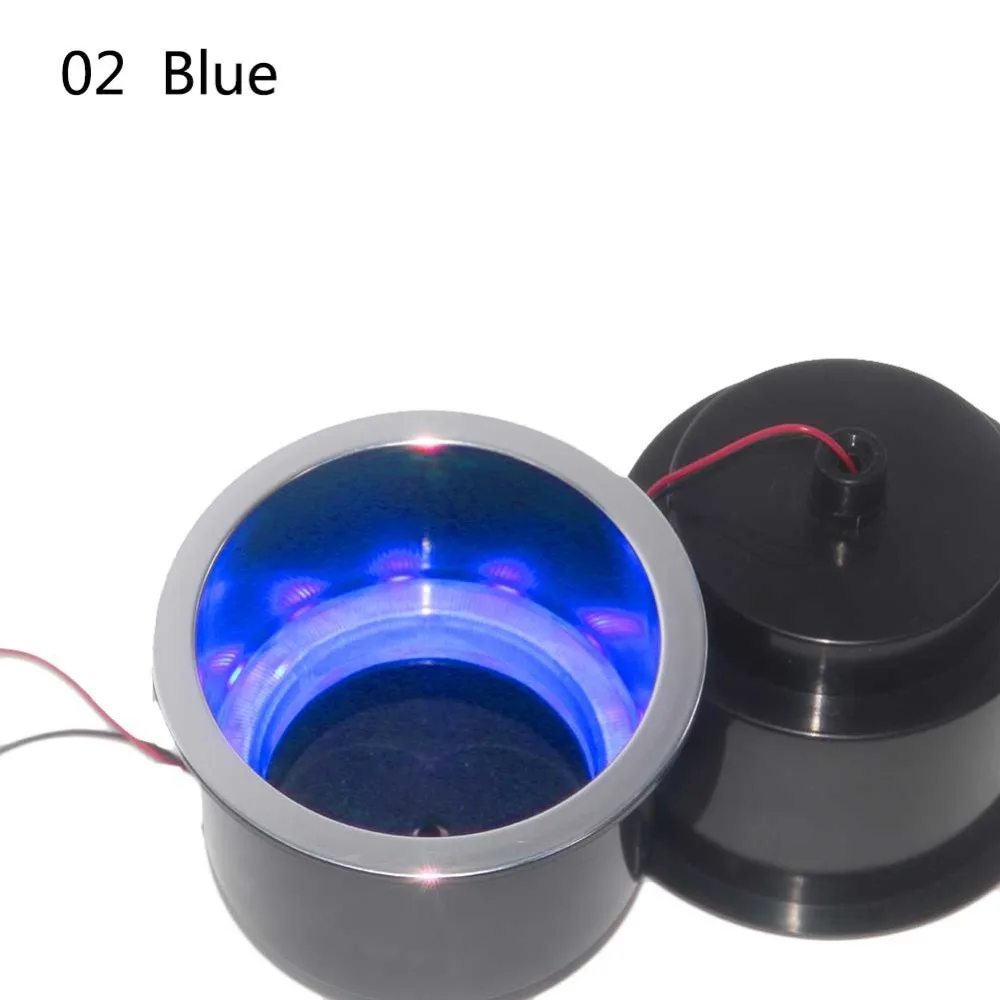 14 светодиодный RGB утопленный пластиковый стаканчик держатель для напитков