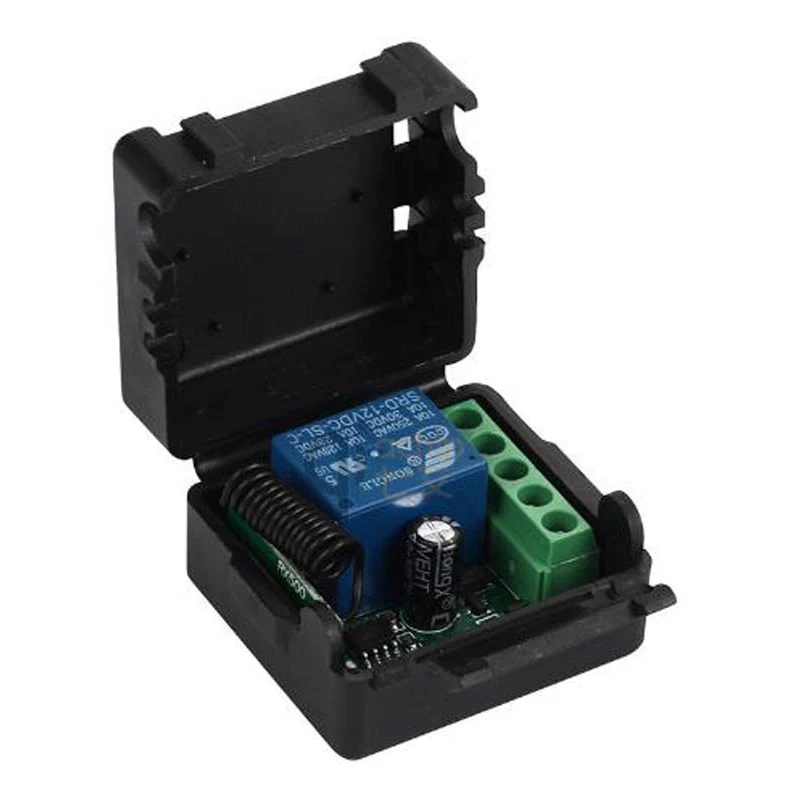 433Mhz Universal RF Remote Control Switch DC 12V 1Channel Relay Receiver Module 433Mhz Universal RF Remote Control Switch DC 12V 1Channel Relay Receiver Module