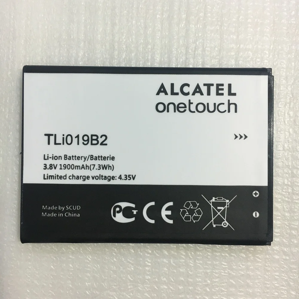 Аккумулятор 1900 мАч для Alcatel One Touch Pop C7 OT-7041 7040D 7041D Dual OT 991 991D 992D 916D 6010 CAB1900003C2/TLi019B2/TLi019B