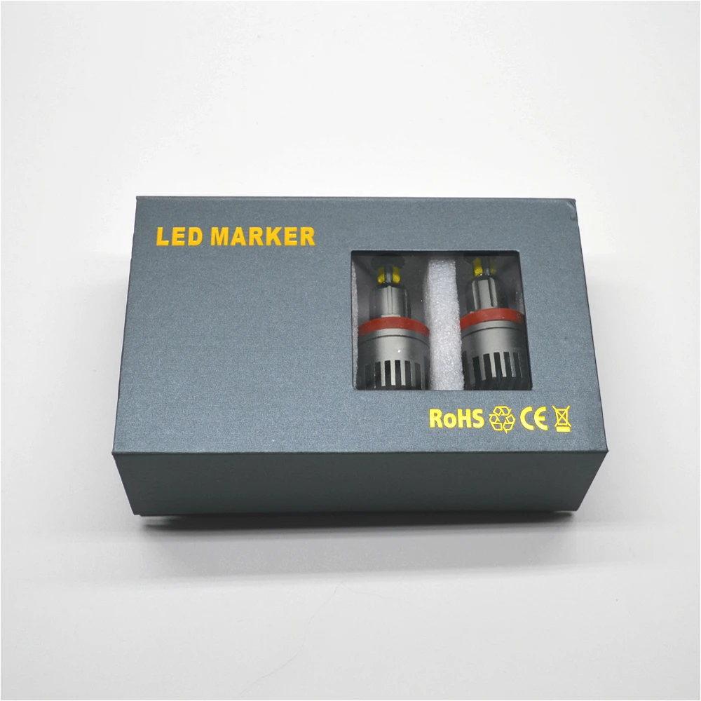 Новинка 2017 80 Вт * 2 светодиодные габаритные огни глаза ангела Светодиодный Маркер