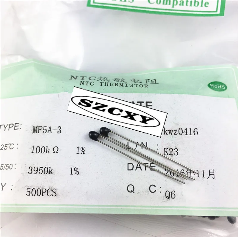 И NTC MF5A-3 5 K 3470 точность 5% Малый blackhead термистор стр