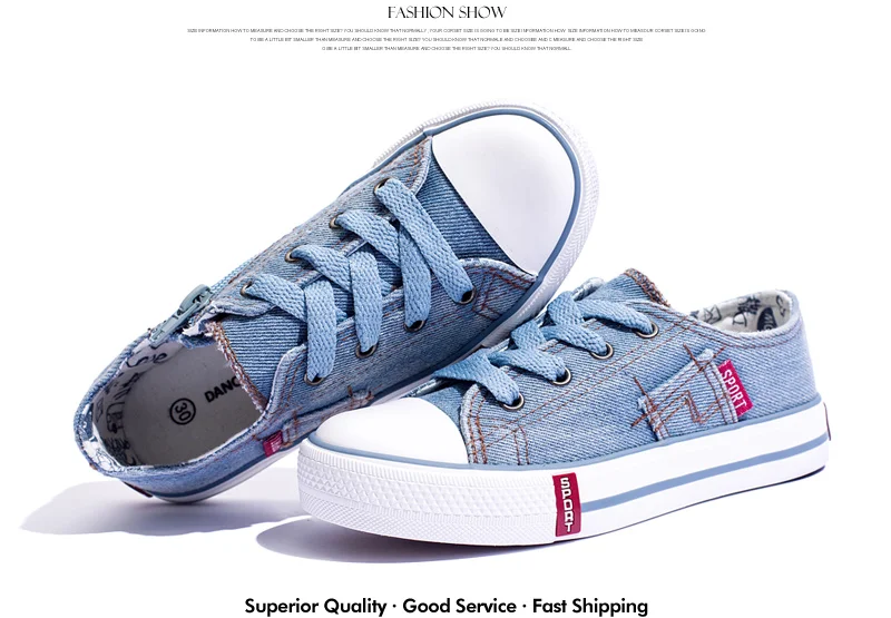 Denim Jeans Boys Sneakers Kids Shoes Girls New 2018 Brand Autumn Fashion Zip Canvas Breathable Casual Rubber Sole Children Shoes 1701 (2)