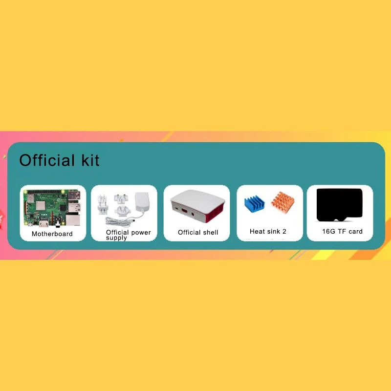 Новинка для Raspberry PI 3 B +/корпус/мощность/стартовый комплект Bluetooth wifi + 5/7 дюймовый