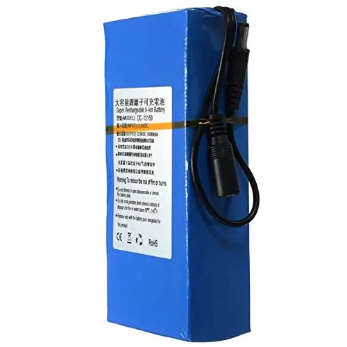 DC 12 V 15000 mAh супер перезаряжаемый портативный литий-ионный аккумулятор