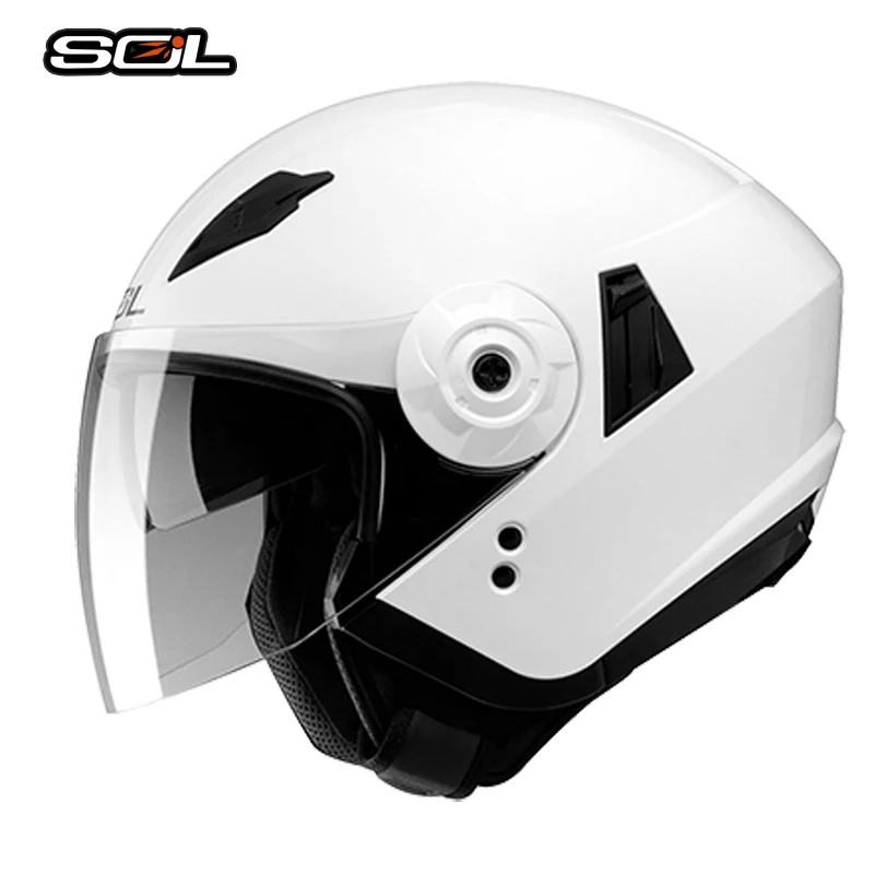 SOL Helmet DOT Motorcycle Helmets Electric Bicycle Helmet Open Face
