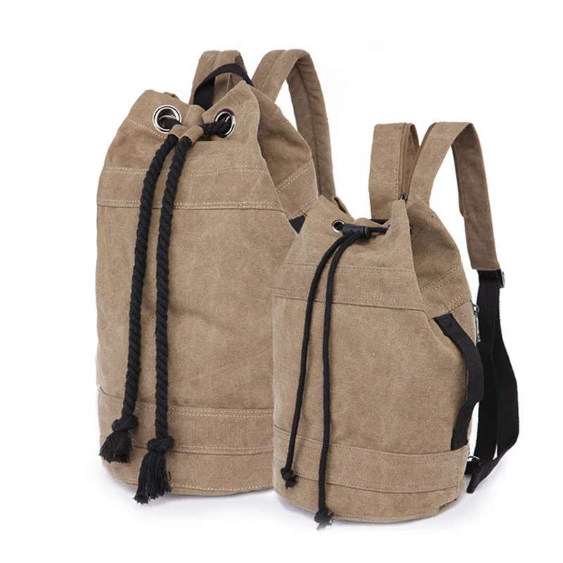 

Large Capacity Men Canvas Backpack Mochila Drawing String Backpack School Bags For Teenagers Boys Girls Travel Backpack