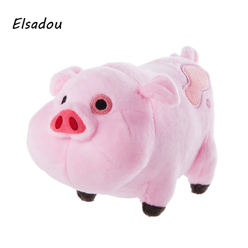 Elsadou Gravity Falls Pink Pig Plush font b Toys b font Stuffed Plush Animals