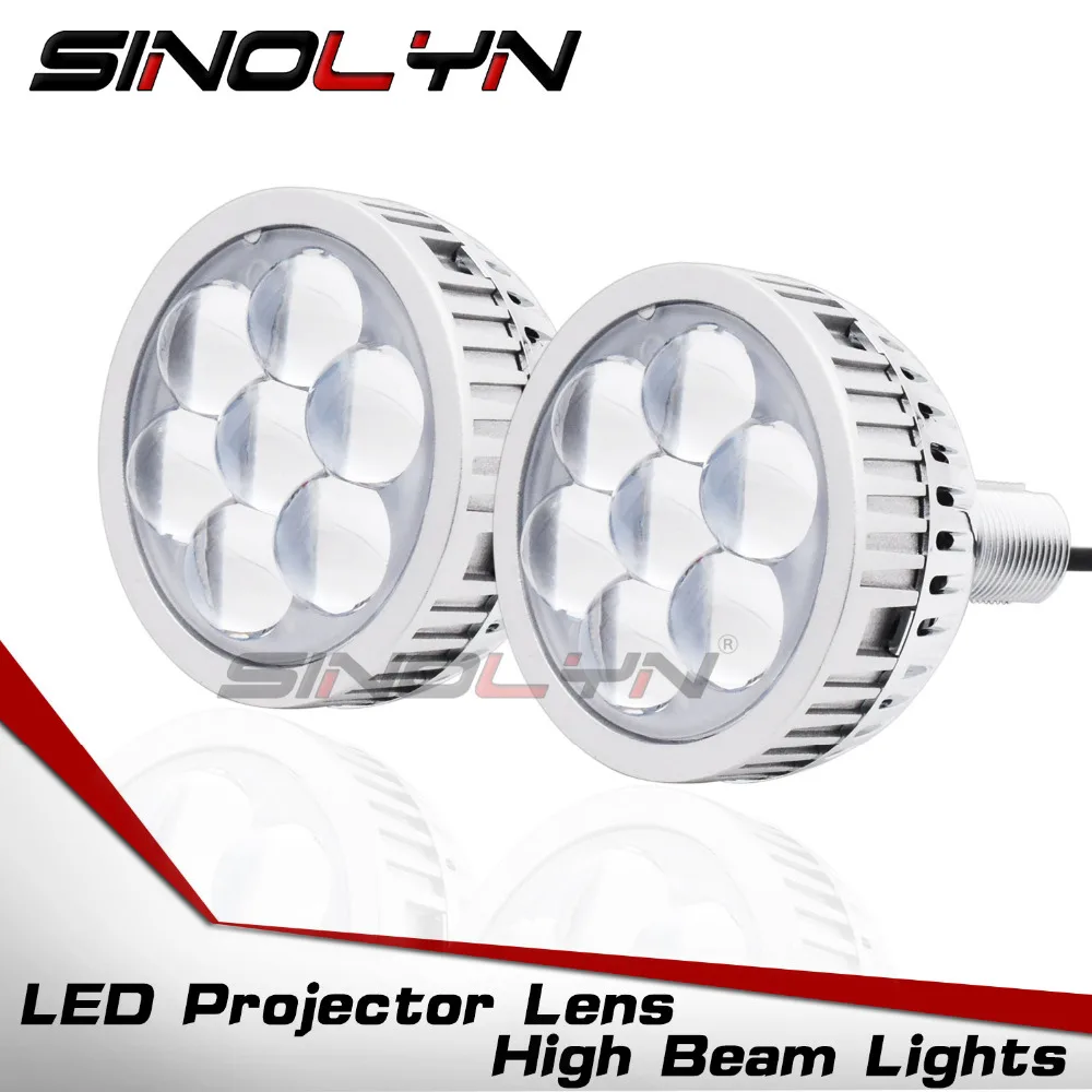  3.0'' LED Lenses High Beam Projector Headlight LED Devil Demon Eyes Lens H7 H1 9005 9006 Cars Acces - 32882495273