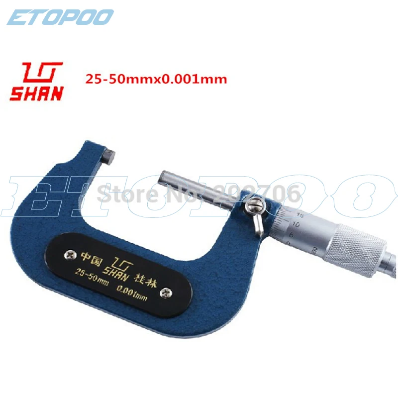 

25-50mm 0.001 Micron Outside micrometer calibration micrometer 0.001mm