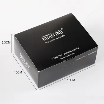 

200 Pcs Removal wraps easy to clean Non-toxic Environmental Cotton Nail Gel Remover Nail Clean Set Manicure Wipes Nail Care