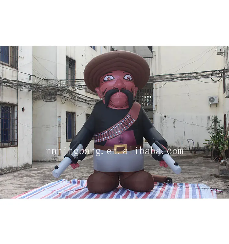 

giant outdoor inflatable man inflatable mexican