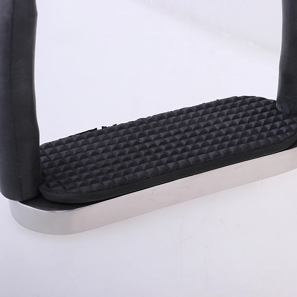 1Pair Stainless Steel Horse Saddle English Stirrups Horse Riding Accessories