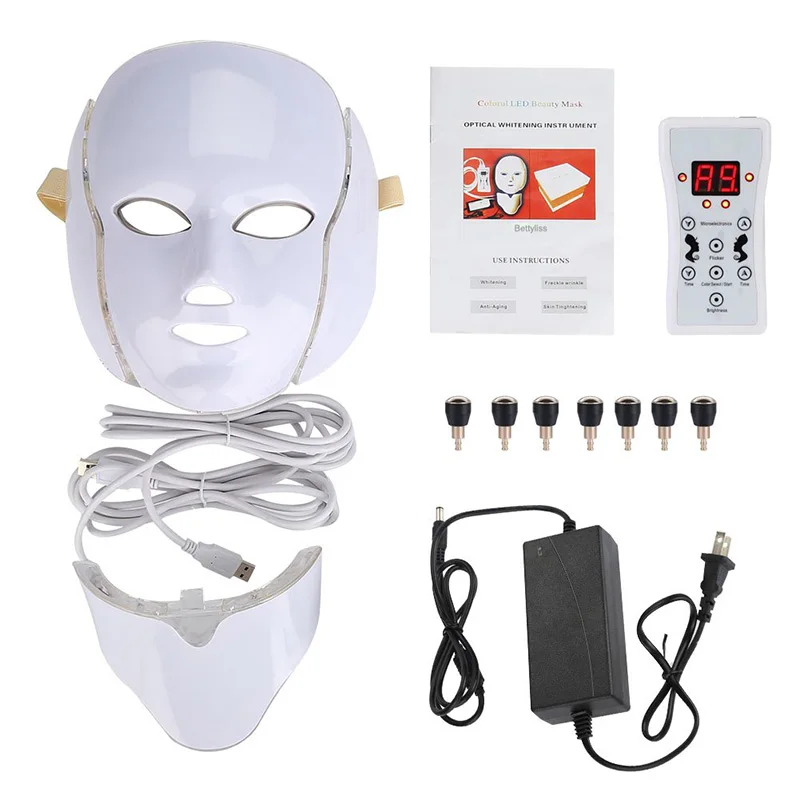 Bettyliss 7 Colors LED Mask Facial machine Therapy face mask beauty Korean Skin Care Tool (6)