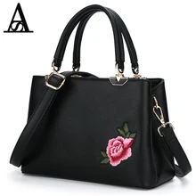 Aitesen 2017 Louis bolso o Bolsas diseño elegante mujer color sólido Tote solo hombro tas flor en relieve malas Bolsos Mujer
