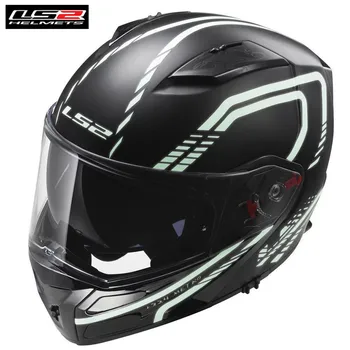 

LS2 Firefly Helmet Full Face Cruiser Motorcycle Helmets Touring V-TWIN Casques Cascos Capacetes Modular Flip up Helmets