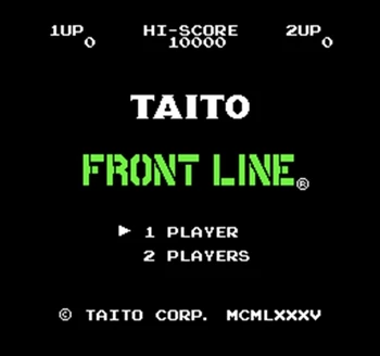 

Taito Front Line Region Free 60 Pin 8Bit Game Card For Subor Game Players