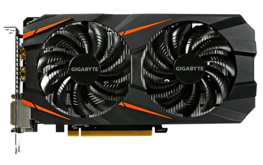 Использованная Видеокарта GIGABYTE GTX 1060 3GB видеокарта карта для nVIDIA Geforce GTX1060 OC GDDR5 192Bit Hdmi видеокарта 1050ti