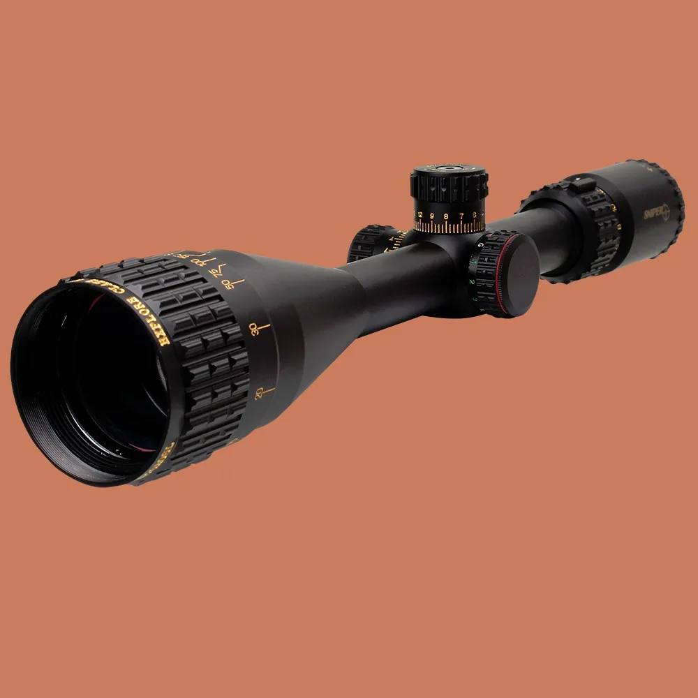 Hunting Tactical Optical Sight SNIPER NT 6-24X50 AOGL Full Size Glass Etched Reticle RGB llluminate Rifle Scope 1