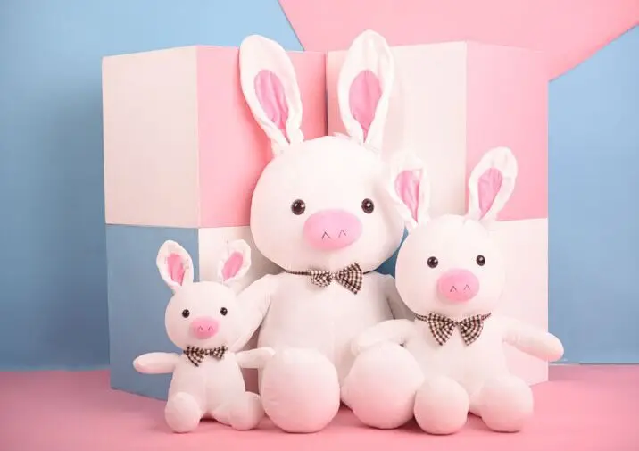 pig bunny plush