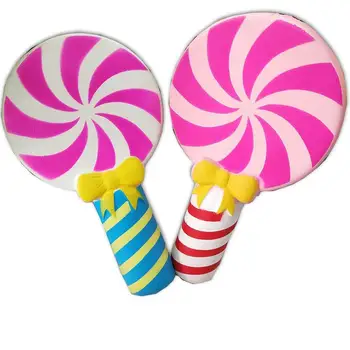 

Kawaii Colorful Lollipop Candy Squeeze Slow Rising Pendant Strap Soft Squeeze Cream Scented Bread Cake Kid Toy Gift