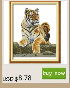 Картина с изображением тигра, Счетный крест, 11CT, 14CT, вышивка крестиком, животные, наборы для вышивки крестиком, домашний декор, рукоделие