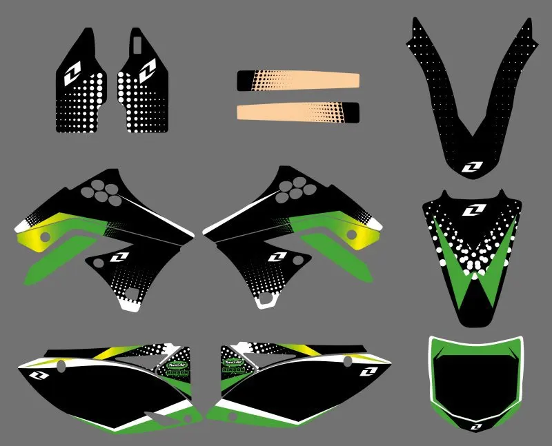 GRAPHICS &amp BACKGROUNDS DECALS STICKERS Kits for Kawasaki KX250F KXF250 2009 2010 2011 2012 KXF 250 KX 250F F | Автомобили и