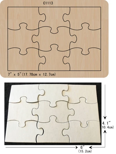 Новая Головоломка деревянные штампы скрапбукинга C-1112 резки различных размеров - Цвет: C-1113