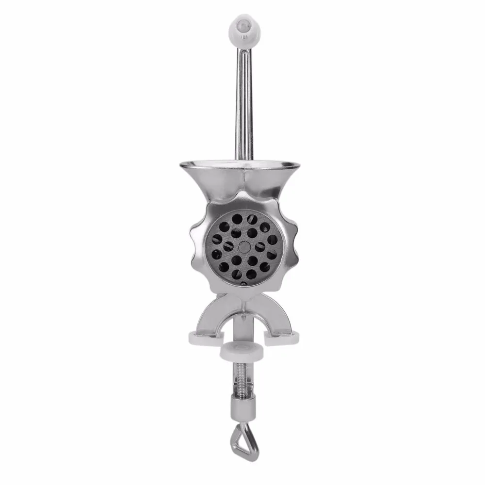 

Hand Cast Manual Meat Grinding Machine Household Meat Sausage Filler Machine Aluminum Alloy Filling Garlic Cutter